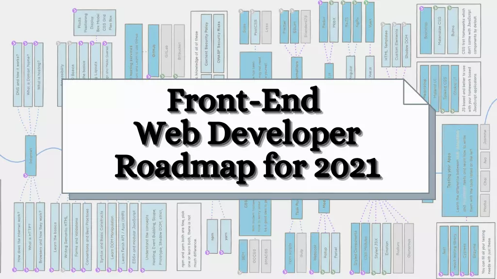 Front-End Web Developer Roadmap 2021