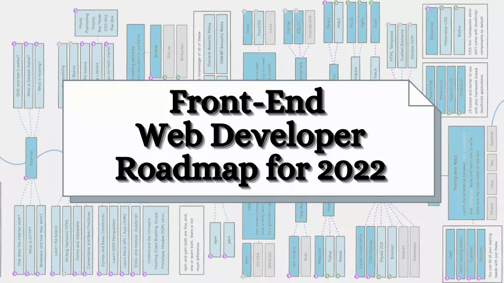 Front-End Web Developer Roadmap 2022