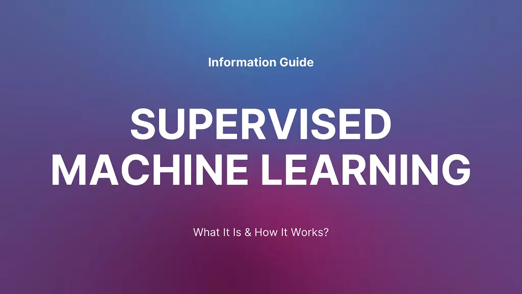 A Beginners Guide to Supervised Machine Learning