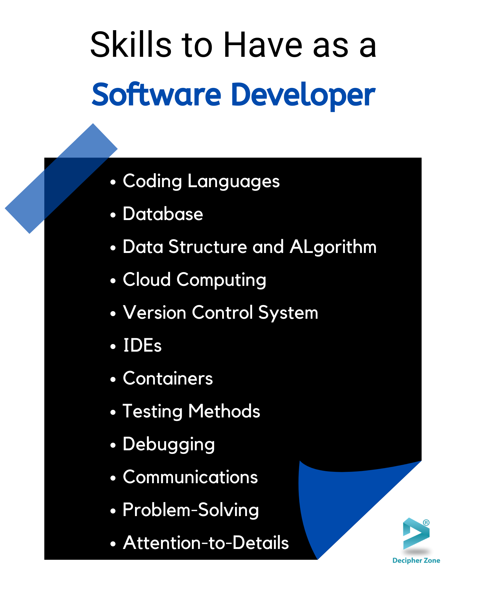 Skills A Software Developer Should Have